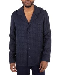 Balmain - Pb Labyrinth Jacquard Pyjama Shirt, Brand Size 46 (Us - Lyst