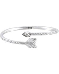 Swarovski - Idyllia Mixed Cuts Arrow Bangle - Lyst