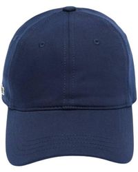 Lacoste - Cotton Twill Cap - Lyst
