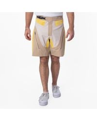 Bally - Patched Panelled Buckle Cotton Shorts, Brand Size 48 (Waist - Lyst