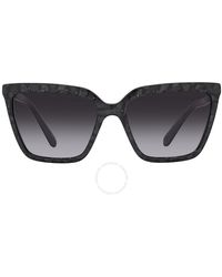 BVLGARI - Grey Gradient Cat Eye Sunglasses - Lyst