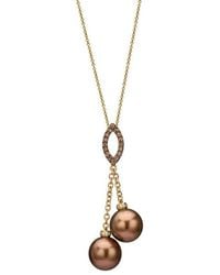 Le Vian - Ladies Chocolate Pearls Necklaces Set - Lyst