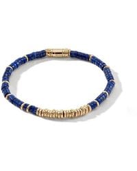 John Hardy - Heishi Lapis Gold Bracelet - Lyst