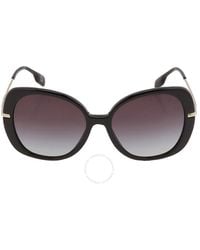 Burberry - Eugenie Grey Gradient Butterfly Sunglasses - Lyst