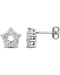 Created Forever - 1 1/10 Ct Lab Grown Diamond Tw Fashion Post Earrings - Lyst