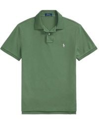 Polo Ralph Lauren - Custom Slim Fit Mesh Polo Shirt - Lyst