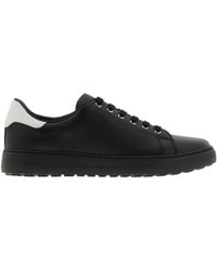 Ferragamo - Pierre Gancini Leather Low-Top Sneakers - Lyst