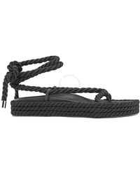 STUDIO AMELIA - Tether Rope Ankle-wrap Flat S - Lyst