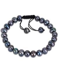 Amour - 8-9Mm Cultured Freshwater Pearl Adjustable Bracelet - Lyst