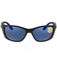 Costa Del Mar - Cta Del Mar Fisch Blue Mirror Polarized Polycarbonate Wrap Sunglasses  01 Obmp 64 - Lyst