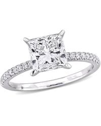 Created Forever - 2 1/ct Tdw Princess-cut Lab-created Diamonds - Lyst