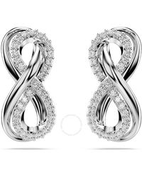 Swarovski - Hyperbola Stud Earrings - Lyst
