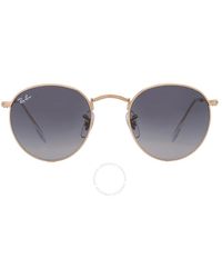 Ray-Ban - Round Metal Brown Gradient Sunglasses Rb3447 001/71 47 - Lyst
