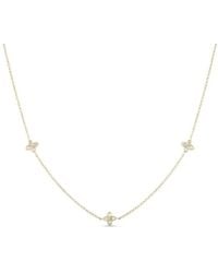 Roberto Coin - Love By The Inch 3 Station Flower Necklace - Lyst