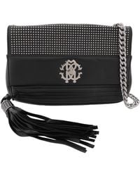 Roberto Cavalli - Lambskin Mini Crossbody Bag - Lyst