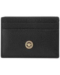 Versace - Medusa Biggie Leather Card Case - Lyst