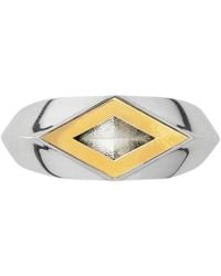 Burberry - And-Plated Hollow Ring - Lyst