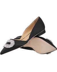 Giannico - Daphne Crystal-embellished Flat Loafers - Lyst