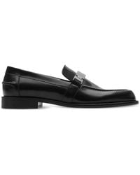 Burberry - Tower Leather Loafers, Brand Size 35 Us - Lyst