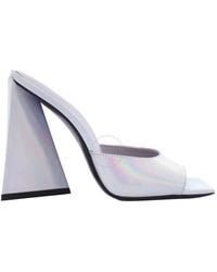 The Attico - Ladies Holographic Devon Mules, Brand Size 38 (Us - Lyst