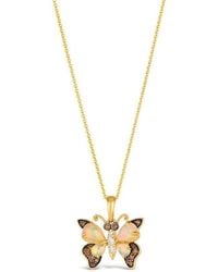 Le Vian - Ladies Neopolitan Opal Butterfly Away Necklaces Set - Lyst