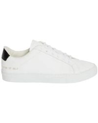 Common Projects - Retro Classic Leather Sneakers, Brand Size 34 (Us - Lyst