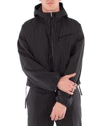 Ferragamo - Ferragamo Drawstring Hooded Jacket - Lyst