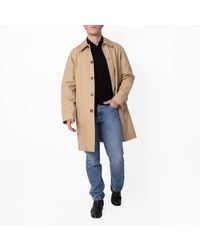 Burberry - Check Reversible Gabardine Car Coat, Brand Size 50 Us - Lyst