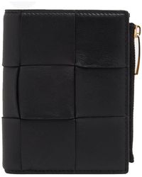 Bottega Veneta - Small Cassette Bi-Fold Zip Wallet - Lyst