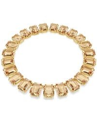 Swarovski - Millenia Oversized Octagon Cut Tennis Necklace - Lyst