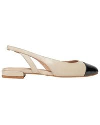 Stuart Weitzman - Sleek Leather Slingback Pumps, Brand Size 35 Us - Lyst
