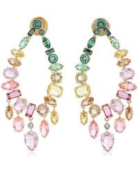 Swarovski - Gema Ombre Crystal Earrings - Lyst