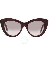 Ferragamo - Brown Cat Eye Sunglasses Sf1022s 603 53 - Lyst
