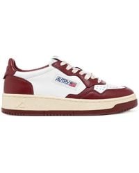 Autry - Bicolor Medalist Leather Low Sneakers, Brand Size 39 Us - Lyst