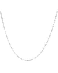 Haus of Brilliance - Solid 14K 2.5Mm Paperclip Chain Necklace 18" Inches - Lyst