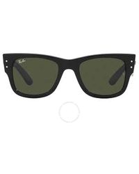 Ray-Ban - Mega Wayfairer Green Square Sunglasses Rb0840s 901/31 51 - Lyst