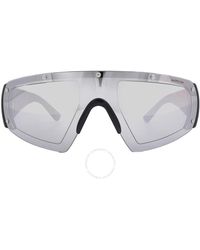 Moncler - Cycliste Smoke Mirror Shield Sunglasses Ml0278 01c 00 - Lyst
