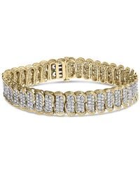 Haus of Brilliance - 10K 4.0 Cttw Diamond S-Link Bracelet - Lyst