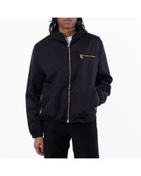 Versace - Nylon Windbreaker Jacket, Brand Size 50 Us - Lyst