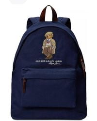 Polo Ralph Lauren - Polo Bear Canvas Backpack - Lyst