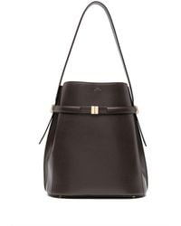 TOTEME - Leather Belted Bucket Bag - Lyst