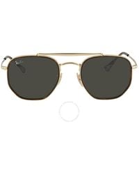 Ray-Ban - Marshal Ii Classic G-15 Hexagonal Sunglasses Rb3648m 001 52 - Lyst