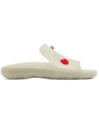 Burberry - Applique-Detail Rubber Stingray Slides, Brand Size 40 (Us - Lyst