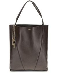 Chloé - Chloã Spin Large Tote Bag - Lyst