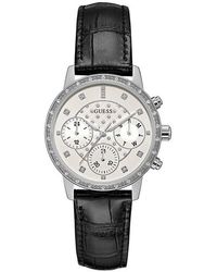 Guess Sunny Quartz Crystal White Dial Watch