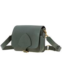 Burberry Square Leather Satchel - Green