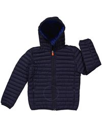 Save The Duck - Boys Navy Huey Hooded Puffer Jacket - Lyst