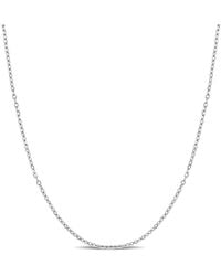 Amour - Diamond Cut Cable Chain Necklace - Lyst
