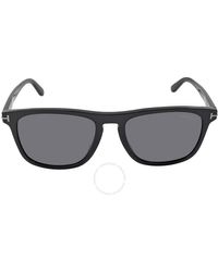 Tom Ford - Gerard Polarized Smoke Rectangular Sunglasses Ft0930-n 01d 56 - Lyst
