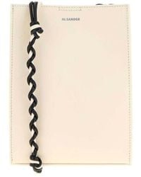 Jil Sander - Ivory Leather Small Tangle Shoulder Bag 106 Borse A Tracolla - Lyst